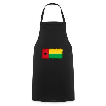 Guinea Bissau - Cooking Apron - black - Front - AI Model Male 185 dark (185cm)