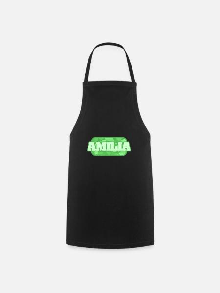 Gesundheit Amilia - Kochschürze - Schwarz