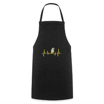 Molina Parakeet Parrot Bird Parakeet - Cooking Apron - black - Front - AI Model Male 185 dark (185cm)