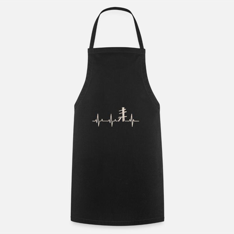 Cadeau d’arts martiaux Wing Chun - Tablier de cuisine - noir