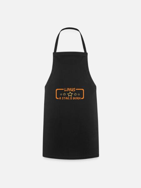 Linus - Tablier de cuisine - noir
