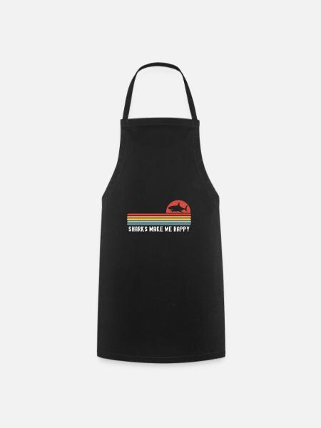 Requins - Tablier de cuisine - noir