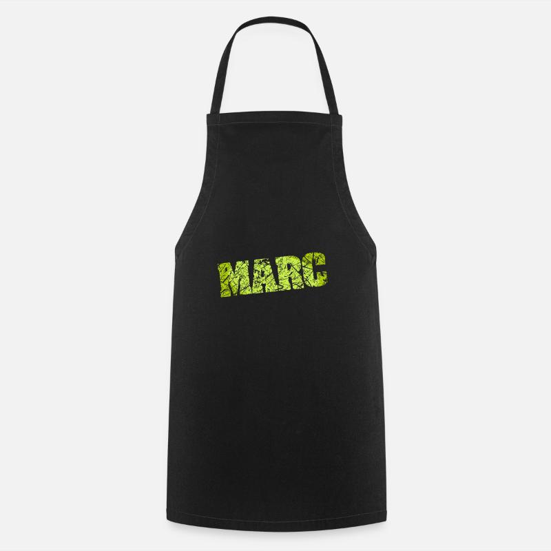 Marc als Marc - Kochschürze - Schwarz