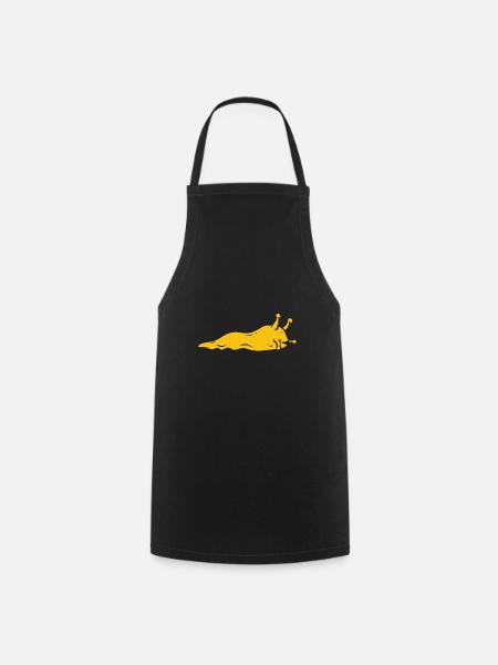 Bananenschnecke Schnecke - Kochschürze - Schwarz