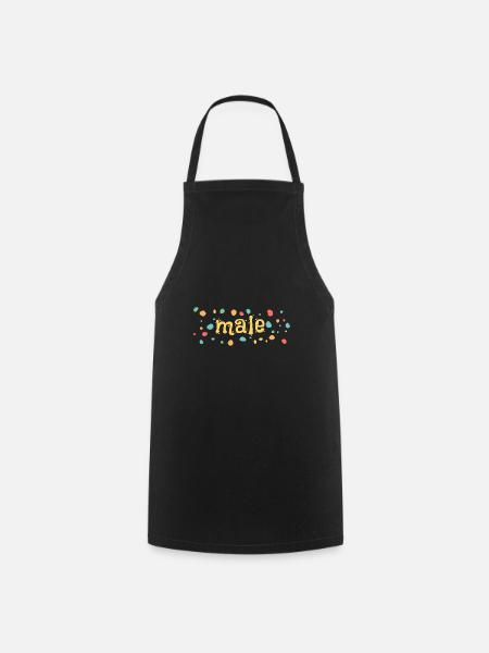 Geschenk für malte - Kochschürze - Schwarz