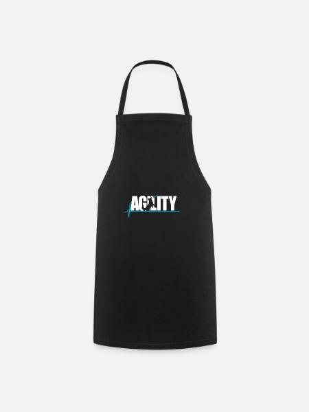 Dog Agility Dog Training Sport - Tablier de cuisine - noir