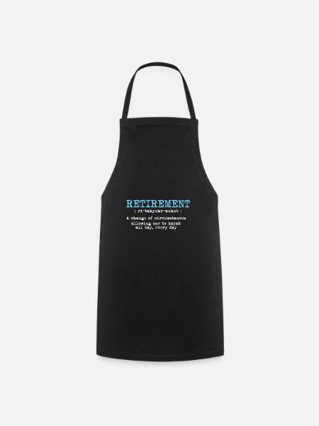 Kayaking kayakers - Cooking Apron - black