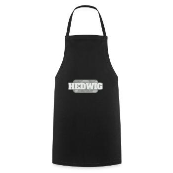 Geschenk für Hedwig - Kochschürze - Schwarz - Vorne - AI Model Male 185 dark (185cm)