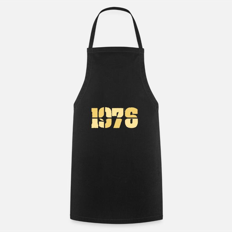 1976 - Tablier de cuisine - noir