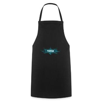 Eau 1958 - Tablier de cuisine - noir - Devant - AI Model Male 185 dark (185cm)