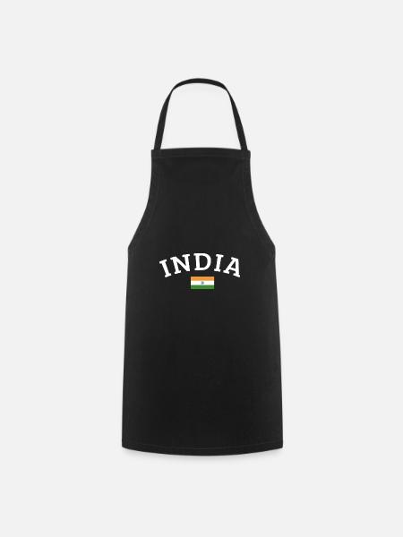 Inde - Tablier de cuisine - noir