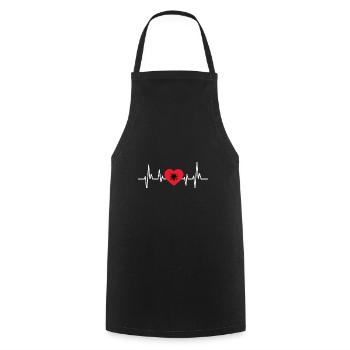 Albanian Flag Albanian Eagle Shqiponja - Cooking Apron - black - Front - AI Model Male 185 dark (185cm)