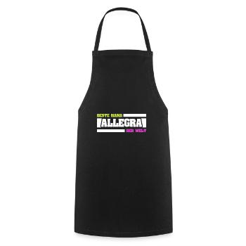 Gift for Allegra - Cooking Apron - black - Front - AI Model Male 185 dark (185cm)