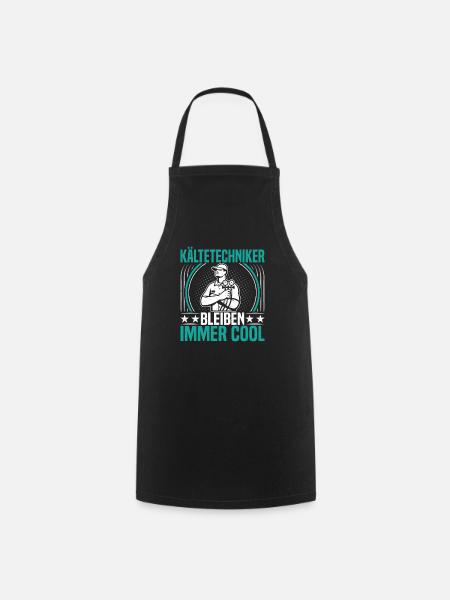 Ajusteur de systèmes de réfrigération Artisan frigoriste pour - Tablier de cuisine - noir