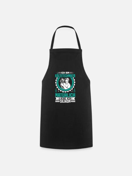 Refrigeration Technician Air Conditioning Technology for Air Conditioning Engineers - Cooking Apron - black