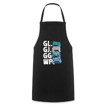 Gaming Controller Headset Video Games Gamer Gaming - Cooking Apron - black - Front - AI Model Male 185 dark (185cm)