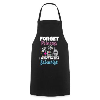 scientifique - Tablier de cuisine - noir - Devant - AI Model Male 185 dark (185cm)