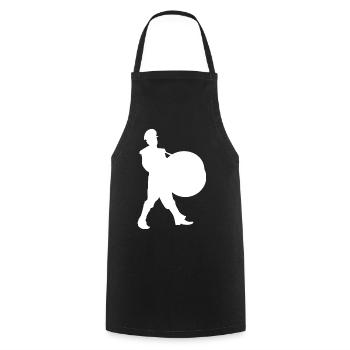 Screen Hero Silhouette - Cooking Apron - black - Front - AI Model Male 185 dark (185cm)