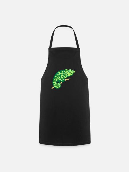 Chameleon - Cooking Apron - black
