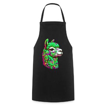 Alpaca - Cooking Apron - black - Front - AI Model Male 185 dark (185cm)