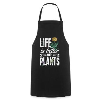 Garden & Plant Lovers Gifts - Cooking Apron - black - Front - AI Model Male 185 dark (185cm)