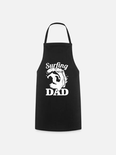 Surfer Papa - Kochschürze - Schwarz