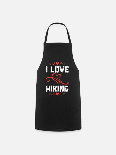 I Love Thinking Herz Design - Kochschürze - Schwarz