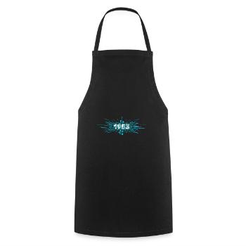 Eau 1953 - Tablier de cuisine - noir - Devant - AI Model Male 185 dark (185cm)