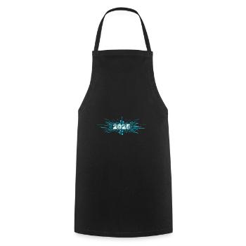 2025 - Tablier de cuisine - noir - Devant - AI Model Male 185 dark (185cm)