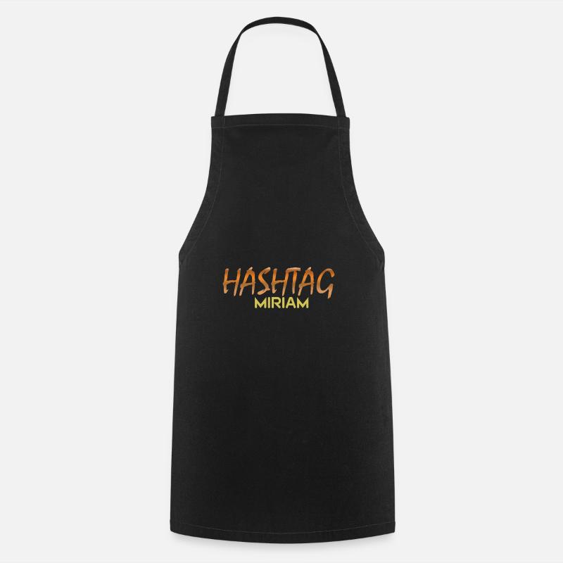 Gift for Miriam - Cooking Apron - black