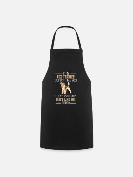 Chien Fox Terrier - Tablier de cuisine - noir