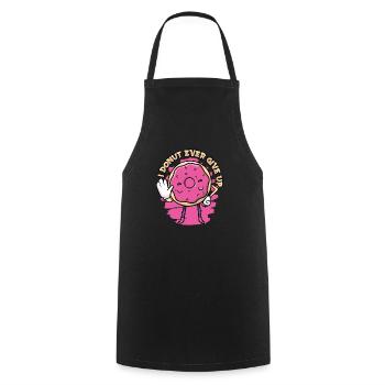 Donut Donuts Candy Bagel - Tablier de cuisine - noir - Devant - AI Model Male 185 dark (185cm)
