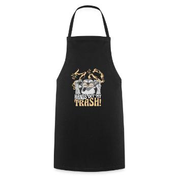 Raccoon - Cooking Apron - black - Front - AI Model Male 185 dark (185cm)