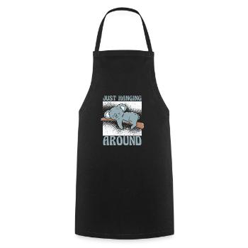 Koala Koalas Koala Bear Animal - Cooking Apron - black - Front - AI Model Male 185 dark (185cm)