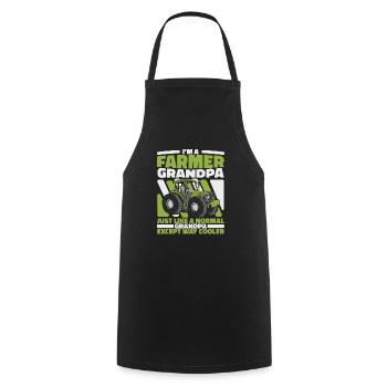 Farmer Agriculture Farmers Farmer - Cooking Apron - black - Front - AI Model Male 185 dark (185cm)