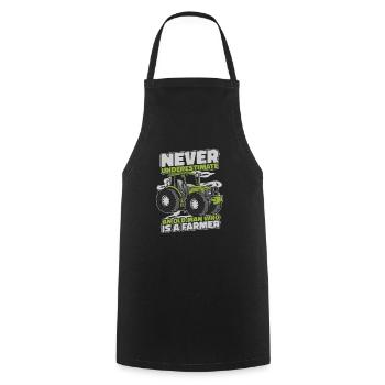 Farmer Agriculture Farmers Farmer - Cooking Apron - black - Front - AI Model Male 185 dark (185cm)