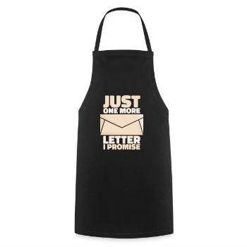 Facteur Employé postal Poste Transporteur de colis - Tablier de cuisine - noir - Devant - AI Model Male 185 dark (185cm)