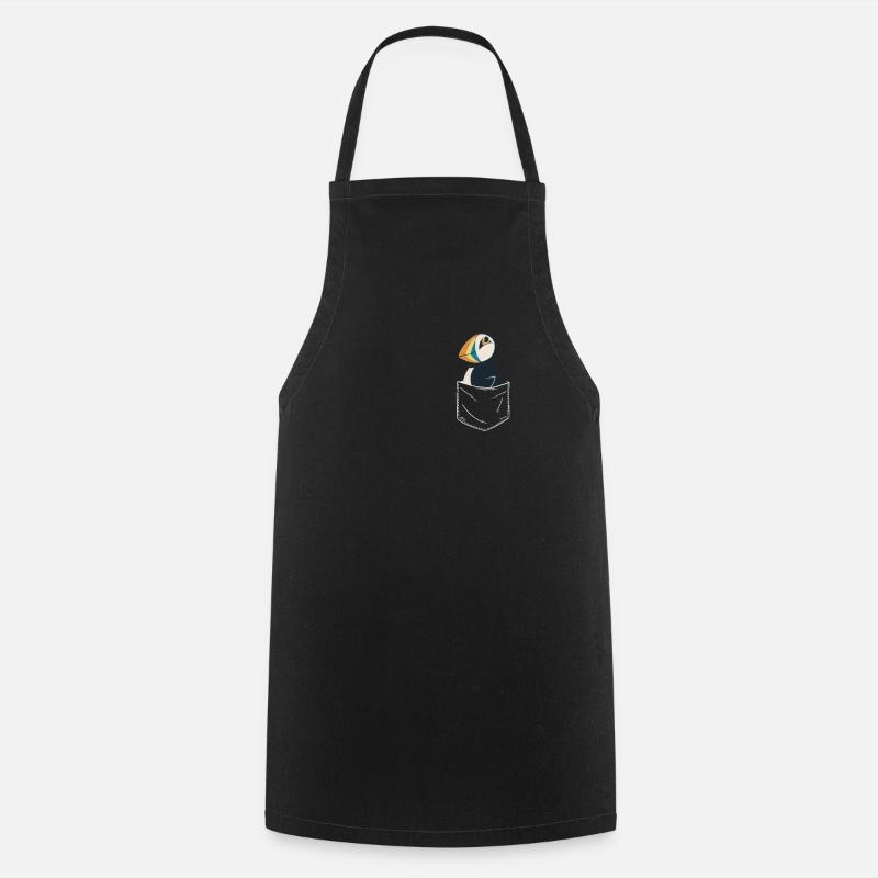 Macareux merles Macareux - Tablier de cuisine - noir