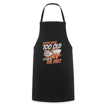 Gardener Garden Plants Gardening - Cooking Apron - black - Front - AI Model Male 185 dark (185cm)
