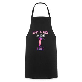 Golf Golf Golfeur Terrain Par Minigolf Sport - Tablier de cuisine - noir - Devant - AI Model Male 185 dark (185cm)