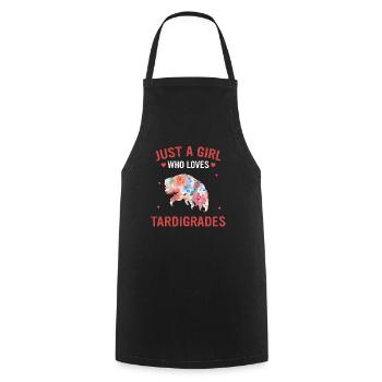 Tardigrade - Cooking Apron - black - Front - AI Model Male 185 dark (185cm)