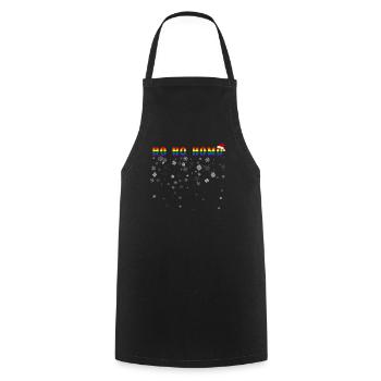 Ho Ho Homo! - Cooking Apron - black - Front - AI Model Male 185 dark (185cm)