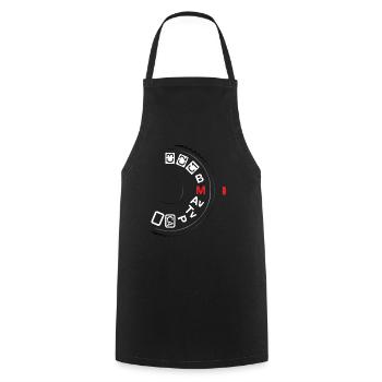 Shoot manual - Mediarena.com - Cooking Apron - black - Front - AI Model Male 185 dark (185cm)