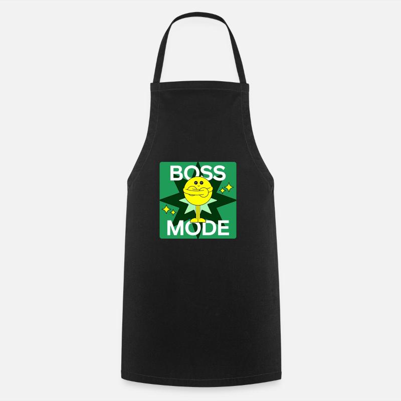 Boss Mode - Tablier de cuisine - noir