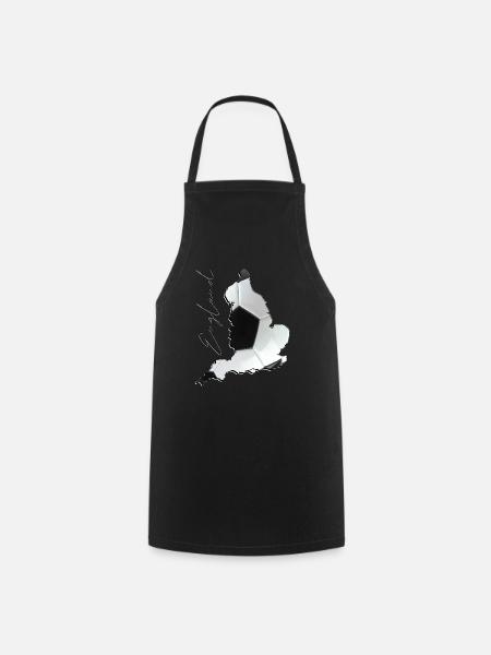England | real football | Map EN - Cooking Apron - black