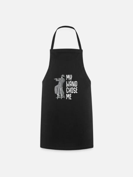 Clarinet Player Orchestra Musicians - Cooking Apron - black