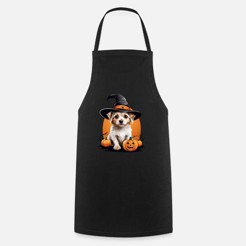 Chien d’Halloween - Tablier de cuisine - noir
