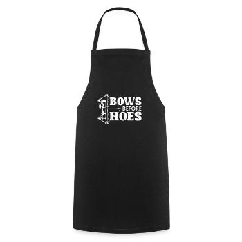 Archery Archery Bow - Cooking Apron - black - Front - AI Model Male 185 dark (185cm)