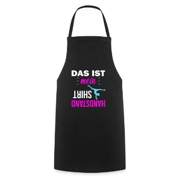 Handstand Mädchen Akrobatik - Kochschürze - Schwarz - Vorne - AI Model Male 185 dark (185cm)