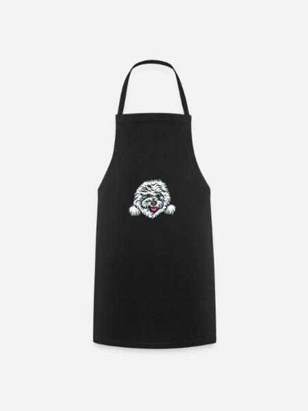 Bichon Frise - Kochschürze - Schwarz
